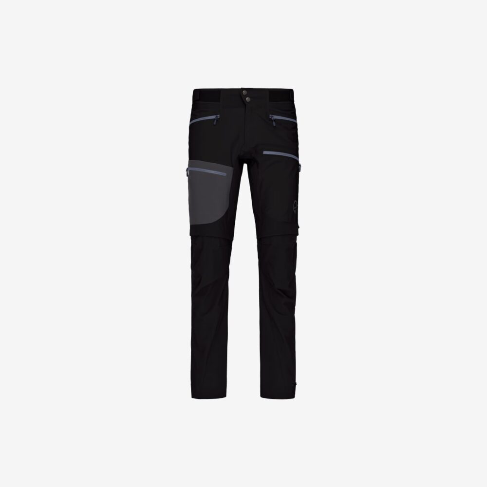 Norröna trollveggen flex1 Zip-off Pants M's Caviar