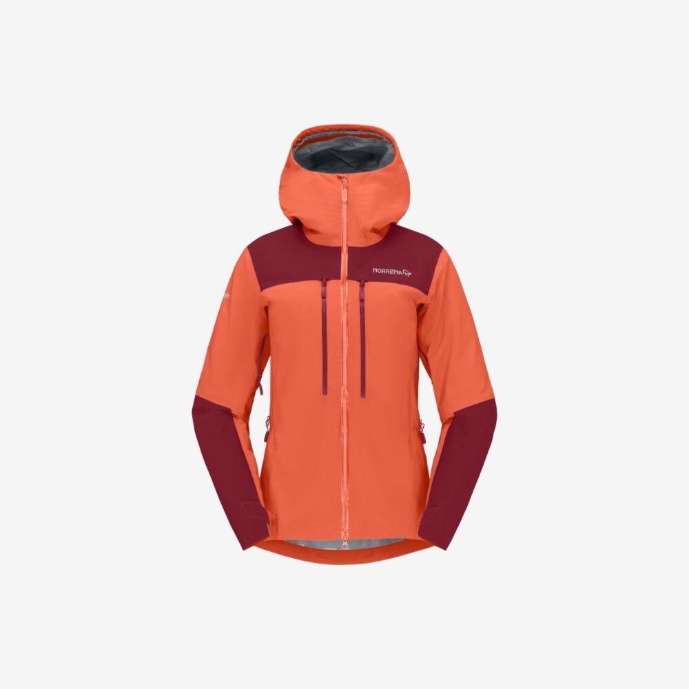 Norröna trollveggen Gore-Tex Pro Light Jacket W's Orange Alert