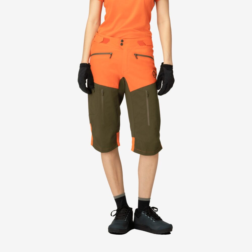 Norröna fjørå flex1 Shorts (W) Orange Alert - Image 2