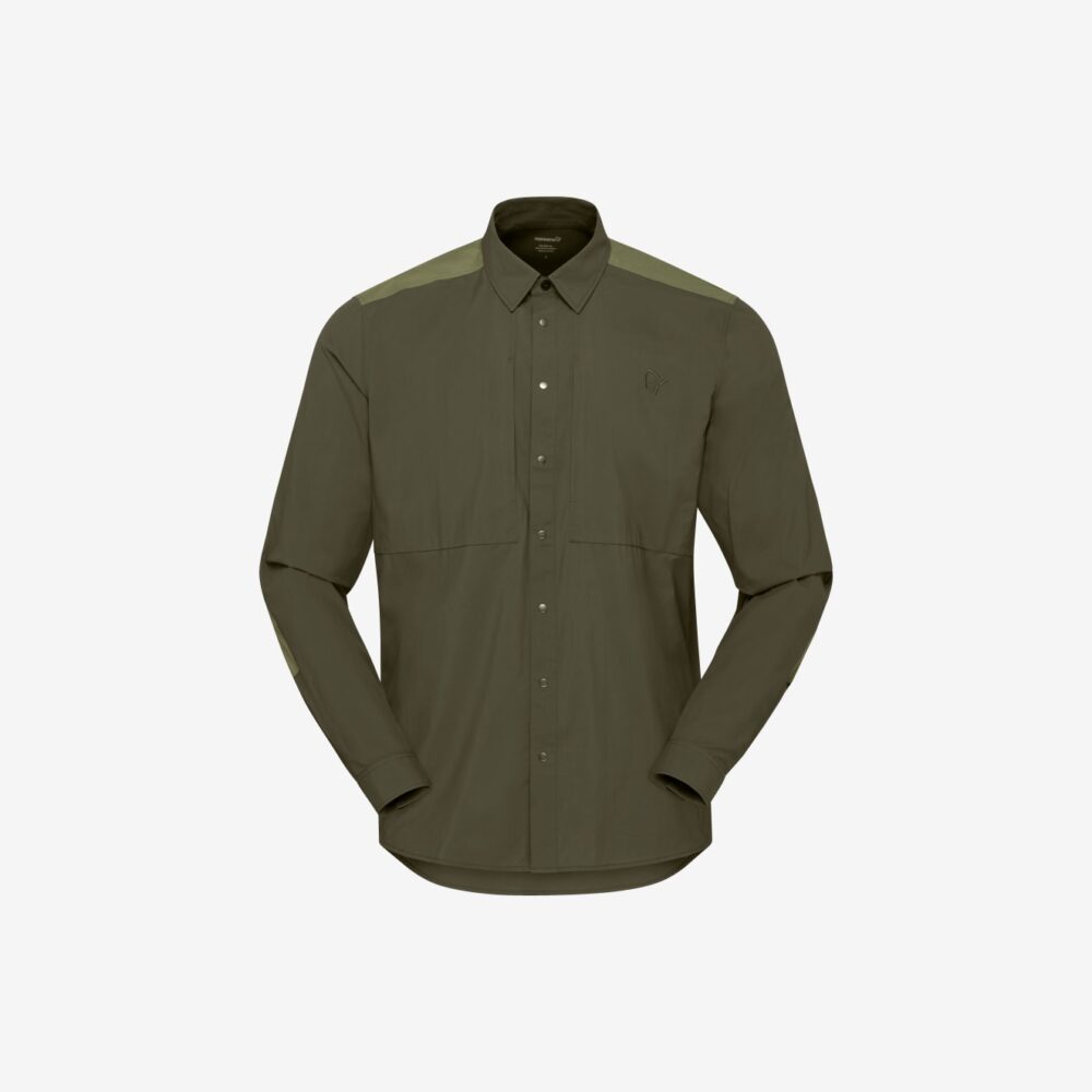 Norröna femund light Shirt M's Olive Night